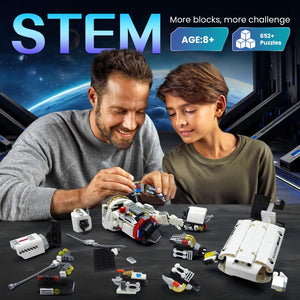 Space Astronaut Building Sets, Space Toys Building Blocks Stem Kit, Robot Dog Toys for Kids
