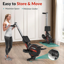 Load image into Gallery viewer, Wenoker Rowing Machine for Home - Dark Red
