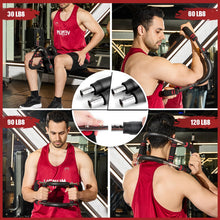 Load image into Gallery viewer, Twister Arm Trainer, 30-120 lbs Adjustable Twister Arm Chest Exerciser with 4 Spring &amp; Poster -Red
