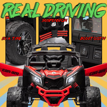 Load image into Gallery viewer, 24V Ride on Toys for Big Kids,Kids Electric Ride on Car UTV 4WD/2WD,High Speed Power Wheels with EVA Rubber Tires - Red
