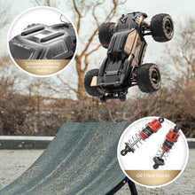 Load image into Gallery viewer, 1/16 RTR Brushless Fast RC Cars for Adults, Max 42mph Electric Off-Road RC Truck, High Speed RC Car 4X4 Remote Control Car
