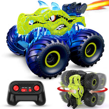 Load image into Gallery viewer, Remote Control Car, 2.4GHz Monster Trucks for Boys Girls with Light, Sound &amp; Spray, Stunt Car Toys
