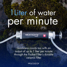 Load image into Gallery viewer, Katadyn Pocket Ceramic Hand Pump Water Filter
