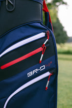 Load image into Gallery viewer, Mizuno BR-D4C Cart Golf Bag | 9 1/2 Inches | Navy-Red
