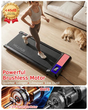 Load image into Gallery viewer, 2.5 HP Quiet Under Desk Treadmill with 8% Incline -  N4054AF-Black/Flag
