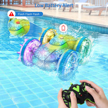 Load image into Gallery viewer, Amphibious Remote Control Car Boat,2.4Ghz 360° Rotation Gesture Sensing Stunt RC Cars,4WD Waterproof RC Trucks, Water Beach Pool Toys
