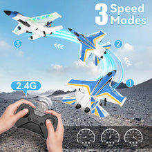 Load image into Gallery viewer, 4DRC G1 RC Plane for Adults Kids, RC Airplane Fighter Jet 2.4GHz 4 Channel 6-axis
