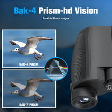 Load image into Gallery viewer, Binoculars 12x25 for Adults Night Vision Binoculars Compact Binocular Waterproof Binocular Wide Field of View for Bird Watching,Hiking,Hunting,Concert
