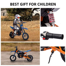 Load image into Gallery viewer, Kids Ride on Motorcycle,24V Electric Car for Kids,13.6MPH Max Electric Dirt Bike with Variable Speed (24V, Blue)
