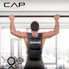 Load image into Gallery viewer, CAP Barbell Adjustable Weighted Vest, 50 lb, Black
