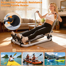 Load image into Gallery viewer, Water Rowing Machine, Hydraulic Rower with LCD Monitor
