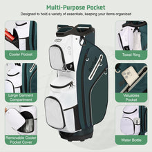 Load image into Gallery viewer, Beutyal 15 Way Golf Cart Bag with Organizer Top, Golf Club Cart Bag for Men
