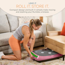 Load image into Gallery viewer, Lifepro Rumblex 4D Curved Vibration Plate Exercise Machine — Triple Motor, 7 Modes &amp; 60 Speeds Vibrating Platform Machine — Full Body Vibration Plate for Lymphatic Drainage &amp; at Home Workout
