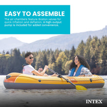 Load image into Gallery viewer, INTEX Challenger 2-Person Inflatable Boat Set with Oars and Pump
