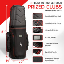 Load image into Gallery viewer, RIVOX Hard Top Golf Travel Bag for Airlines
