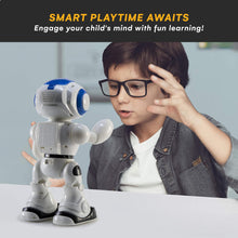 Load image into Gallery viewer, Programmable LED RC Robot Toys - Interactive 12-inch Tall Dancing and Talking Robot for Kids
