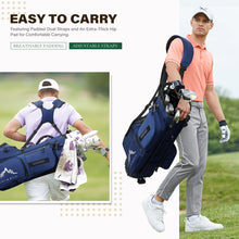 Load image into Gallery viewer, uniHimal Lightweight 7-Way Golf Stand Bag for Men &amp; Women (Blue)
