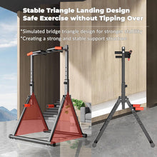 Load image into Gallery viewer, DOBESTS Foldable Power Tower Pull Up Bar Dip Station- Black Style 1 - Multifunction Bar
