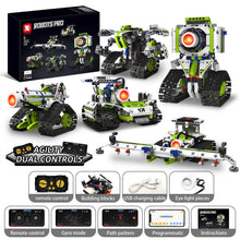 Load image into Gallery viewer, STEM Robotics Kit for Kids Ages 8-12,5 In1 Robot Building Kit Toys,337 Pcs Blocks App &amp; Remote Control Robot Building Set
