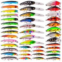 Load image into Gallery viewer, BAIKALBASS Fishing Lures Tackle Kits Hard Baits Minnow Pencil VIB Crankbaits Topwater Floating Lures Assorted Fishing Tackle Sets (006-43pcs)
