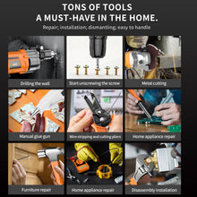 Load image into Gallery viewer, IZIO 42-Piece General Home Repair Tool Set with Drill, Grinder &amp; Multimeter - Ideal Gift Idea for Men, Dad, Husband, Homeowners - Complete DIY Hand Tool Kit for Housewarming, Birthday, Christmas
