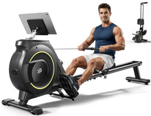 Load image into Gallery viewer, YPOO Rowing Machine for Home - Black
