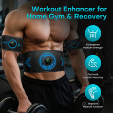 Load image into Gallery viewer, EMS Muscle Stimulator, Electronic ABS Stimulator Muscle Toner Trainer for Abdominal/Arms/Legs, FDA Cleared Ab Fitness Strength Training Workout Equipment for Men and Women
