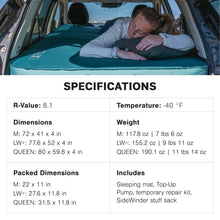 Load image into Gallery viewer, Exped MegaMat Sleeping Pad, Duo Long Wide Plus
