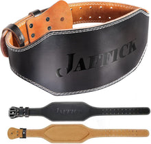Load image into Gallery viewer, Jaffick Genuine Leather Weight Lifting Belt
