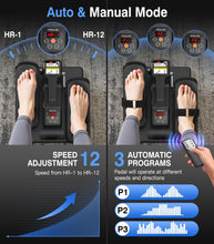 Load image into Gallery viewer, Portable Under Desk Elliptical Machine with Wireless Remote
