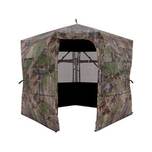 Load image into Gallery viewer, Barronett Blinds® Grandview, See-Through Hunting Blind, View-Through Fabric, Silent Shooting Windows, Bloodtrail™ Backwoods, 104" x 104" x 82", GV450BW
