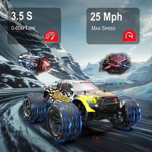RC Cars High Speed Remote Control Car for Adults Kids 30+MPH, 1:16 Scales 4WD Off Road RC Monster Truck, Fast 2.4GHz All Terrains