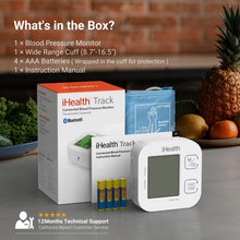 Load image into Gallery viewer, iHealth Track Smart Upper Arm Blood Pressure Monitor with Wide Range Cuff
