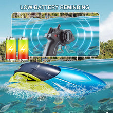 Load image into Gallery viewer, 4DRC RC Boat,S4 Remote Control Boat for Kids Adults,2 Modular Batteries,20+ MPH 2.4GHz High Speed Racing Boats for Pools and Lakes

