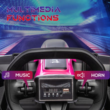 Load image into Gallery viewer, 24V 7.5 MPH Electric Go Kart with Adjustable Seat, Drifting Car Battery Powered Ride for 6-12 Years Old, Pink
