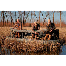 Load image into Gallery viewer, Avery Quick-Set Boat Blind Kit, Waterfowl Hunting Concealment Set with Rustproof Aluminum Frame, Windblocker &amp; Camouflage CamoNet Netting, Mounting Hardware Included, Max-7, 14-16 Feet
