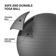 Load image into Gallery viewer, FITMIND Yoga Ball set-75cm&amp;25cm(Black)
