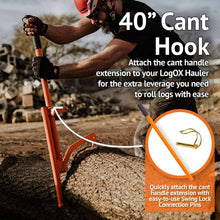 Load image into Gallery viewer, LogOX 3-in-1 Forestry Multitool, Firewood Harvesting Hand Tools, Reduce Back Strain and Heating Costs, Log Hauler, Cant Hook, and Timberjack, All-in-One (Patented &amp; Made in USA)
