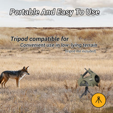 Load image into Gallery viewer, Ctrixez Predator Call - Electronic Coyote Caller, 30 Sounds Incl Perfect for Coyote, Fox, Raccoon, Cottontail Hunting Calls, 400 Yard Remote Range, 8-Bay Long Lasting, Khaki
