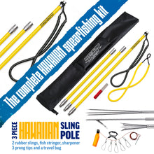 Load image into Gallery viewer, Reef Sling Spears Hawaiian Sling Pole Spear 6ft Yellow Fishing Spear Set
