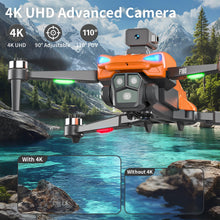 Load image into Gallery viewer, GPS Drone with 4K Camera for Adults, 4.5" Remote Control Screen, Auto Return
