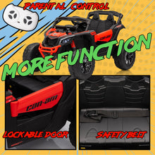 Load image into Gallery viewer, 24V Ride on Toys for Big Kids,Kids Electric Ride on Car UTV 4WD/2WD,High Speed Power Wheels with EVA Rubber Tires - Red
