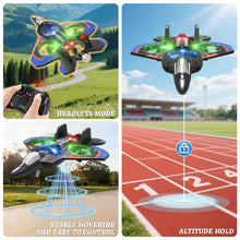 Load image into Gallery viewer, RC Planes for Kids Adults 8-16, RC Airplane Fighter Jet with Light, 360° Flip Fighter Jet Toys
