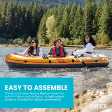 Load image into Gallery viewer, INTEX Challenger 3-Person Inflatable Boat Set with Oars and Pump

