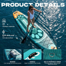 Load image into Gallery viewer, SOLAVERO 11'6" Inflatable Stand Up Paddle Board for Adults, 550lb Capacity
