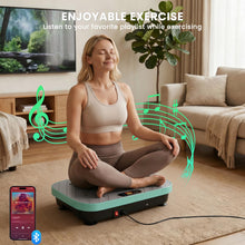 Load image into Gallery viewer, Vibration Plate Exercise Machine: TISSCARE Vibrating Plates for Weight Loss and Lymphatic Drainage, 400lbs Shake Plate Whole Body Workout Platform for Home Fitness Fat Burner Gifts（Green）
