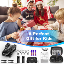 Load image into Gallery viewer, Drone with Camera 1080P HD FPV Foldable Drone for Beginners and Kids, Quadcopter with Voice Gesture Control with Carrying Case
