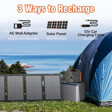 Load image into Gallery viewer, Portable Solar Generator 300W Portable Power Station with 60W Solar Panel

