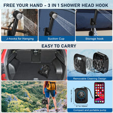 Load image into Gallery viewer, Spopal Portable Shower for Camping, 8000mAh Rechargeable [Upgraded]
