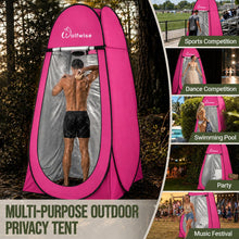 Load image into Gallery viewer, WolfWise Pop Up Shower Tent for Camping Essentials, Compact &amp; Lightweight
